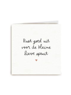 zwangerschap verlof rust goed uit voor de kleine lieve spruit