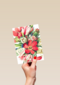 zestig jaar met bloemen