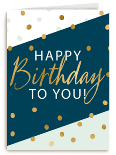 Verjaardagskaart man hip Happy Bday to you