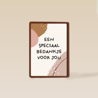 bedanktkaart een speciaal bedankje voor jou