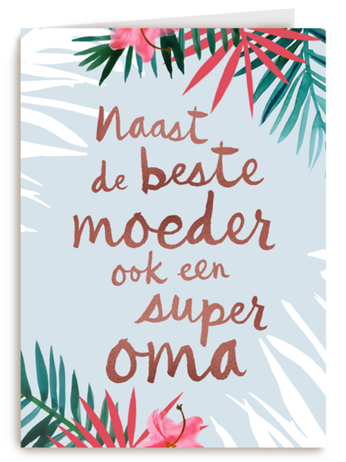 naast de beste moeder ook een superoma