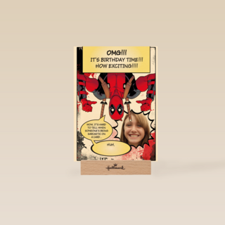 Deadpool sarcastic birthday card