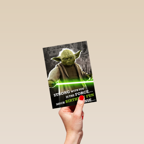 Star Wars Yoda much birthday fun