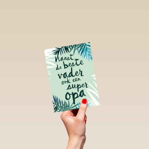 naast de beste vader ook een super opa