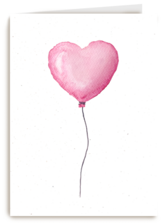Ballon met hart zonder tekst