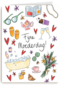 Moederdagkaart Illustratie Fijne moederdag Matia Studio