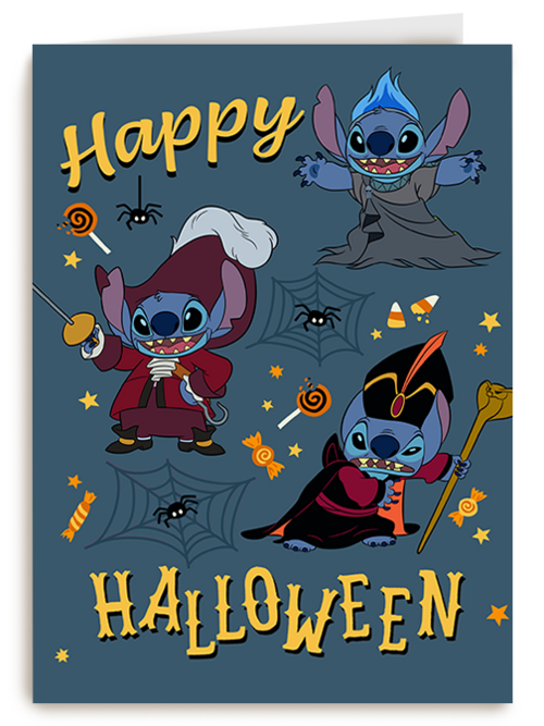 Kaart Hallmark | Halloween | Stitch Happy Halloween
