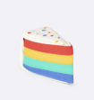 Eat My Socks Kids Rainbow Cake Sokken