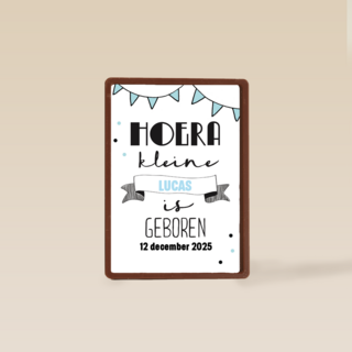 hoera een kleine prins is geboren