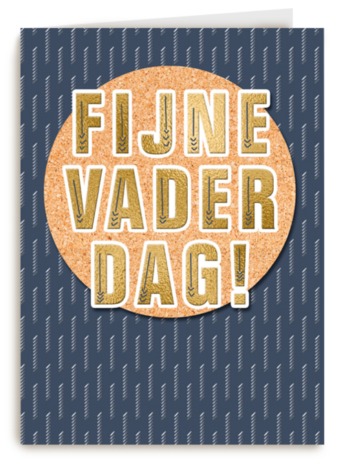 vaderdag kaart klassiek patroon fijne vaderdag