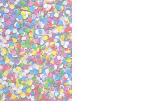 confetti 40 jaar in dienst