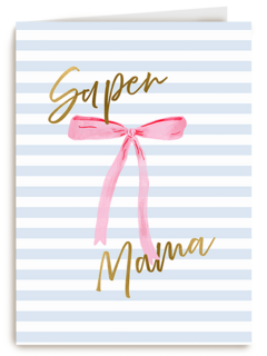 Moederdag super mama strik