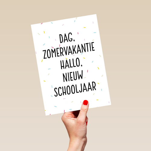 dag zomervakantie