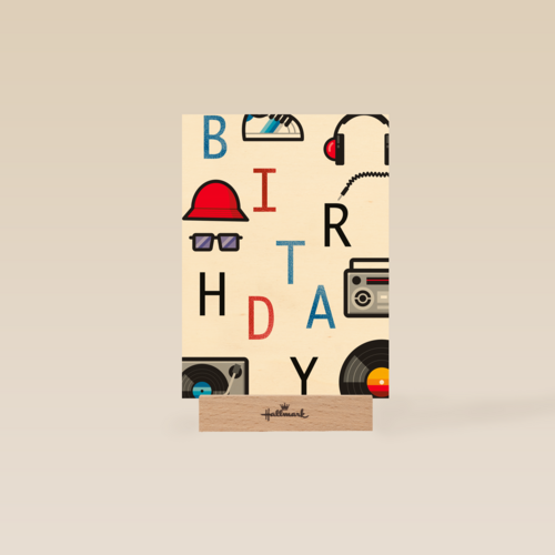 Happy birthday dj kaart