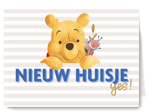 Winnie de Poeh nieuw huisje yes