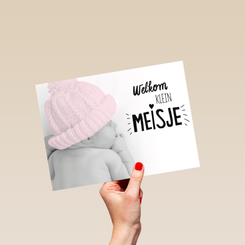baby brabbel welkom klein meisje