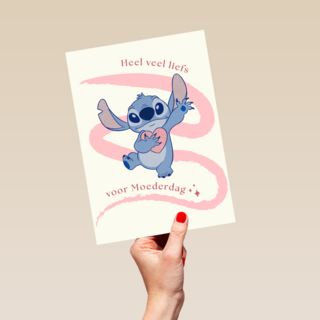 Heel veel liefs Moederdag Disney Stitch