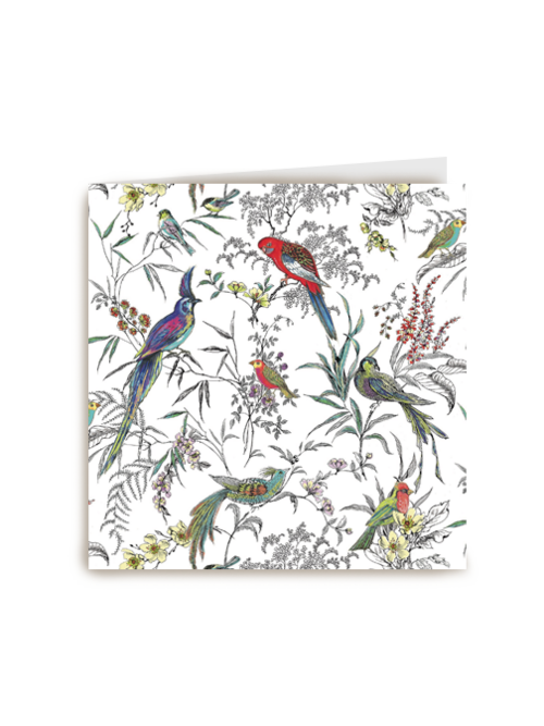 Kaart | Hallmark | Zomaar | Gravure Met Vogels