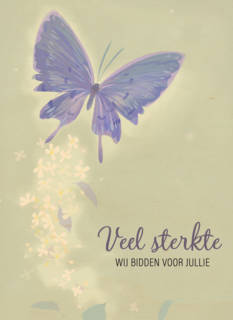 condoleancekaart wij bidden voor jullie