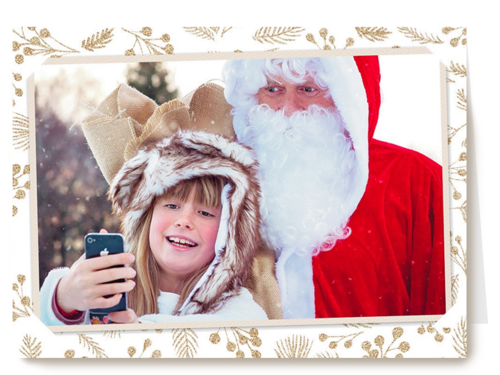 kerstman fotokaart