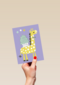 giraffe met cupcake