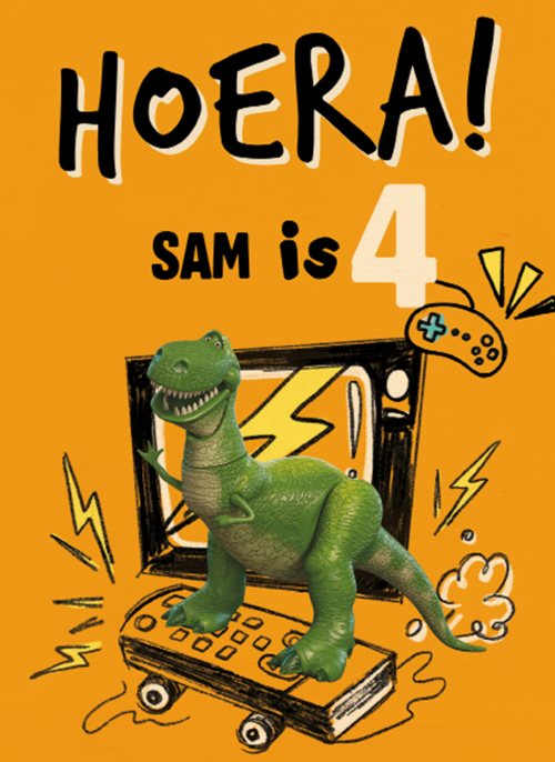 Toy Story Dino verjaardag