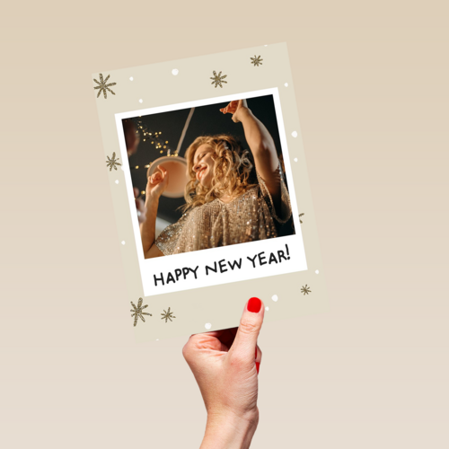 nieuwjaar fotokaart sterren
