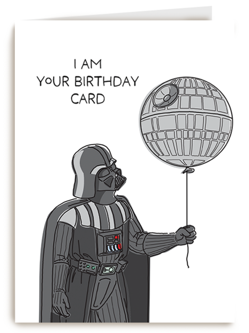 Verjaardagskaart Hallmark | Star Wars I Am Your Birthdaycard
