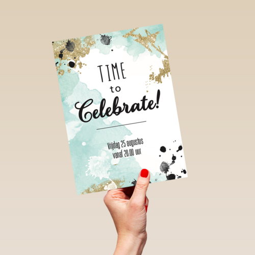 watercolor celebrate