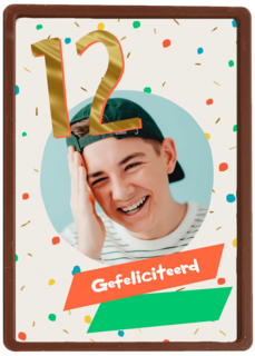 Gefeliciteerd 12 jaar fotokaart