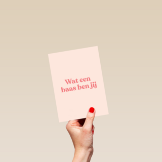 goed gedaan kaart andc wat een baas ben jij