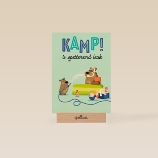 Sporta Op kamp kaart kamp is spetterend leuk