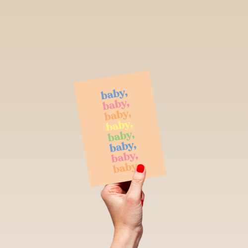 geboorte felicitatie andc baby regenboog