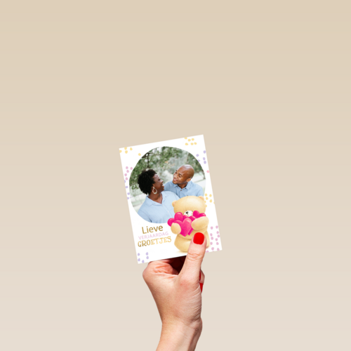 fotokaart verjaardag forever friends lieve verjaardag groetjes