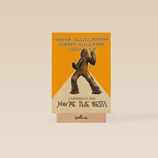 Star Wars complimentkaart Chewbacca