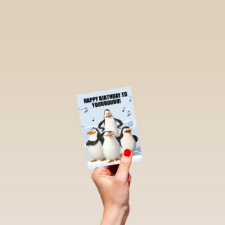 Penguins verjaardagskoor