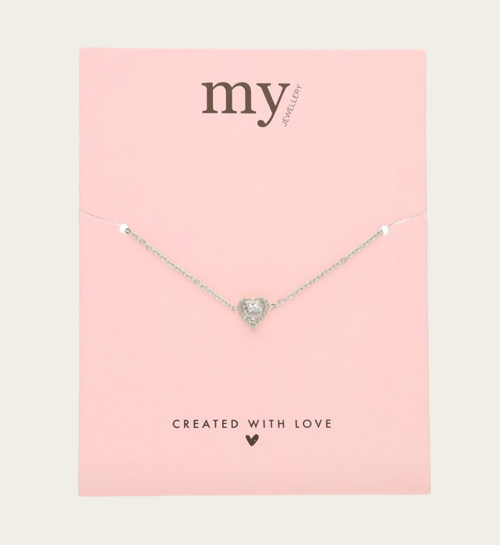 My Jewellery Armband Strass Hartje