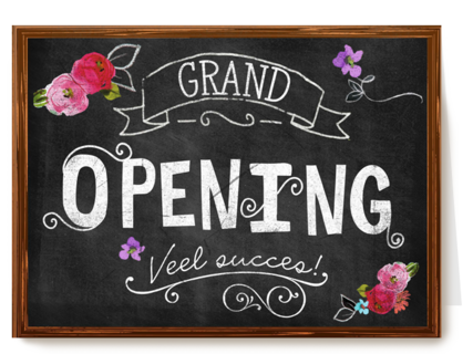 lijst grand opening