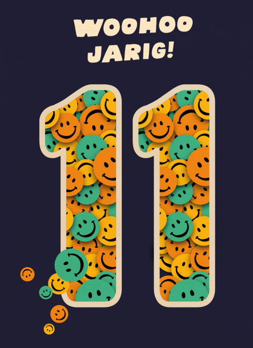 Woohoo jarig 11 jaar