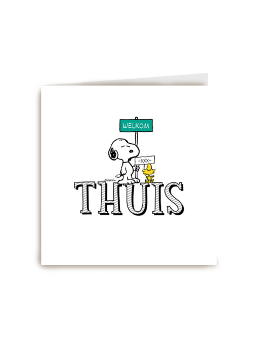 Kaart Hallmark | Welkom Thuis | Vakantie Welkom Thuis Snoopy En Woodstock