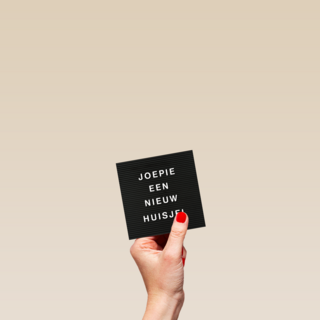 joepie een nieuw huisje