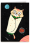 Grappige verjaardagskaart Purrito