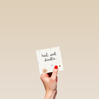 Condoleance sterkte bloementjes