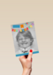 fotokaart uitnodiging gekleurde vlaggetjes