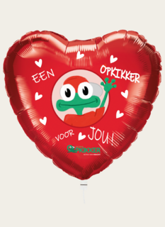 Ballon Opkikker Voor Jou Rood