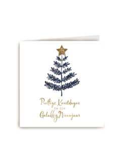 hallmark kerstkaart kerstboom met ster