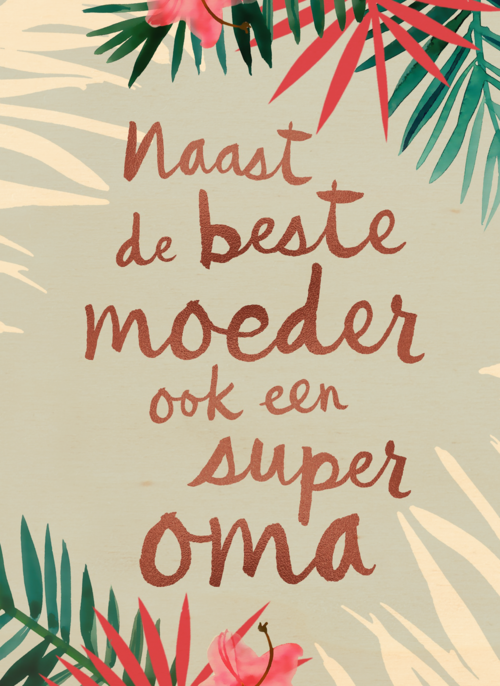 naast de beste moeder ook een superoma