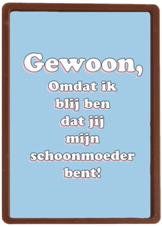 moederdag kaart hip blij dat jij mijn schoonmoeder bent