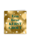 kerstkaart hip een lieve kerstgroet