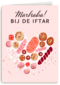 ramadan kaart Marhaba bij de iftar